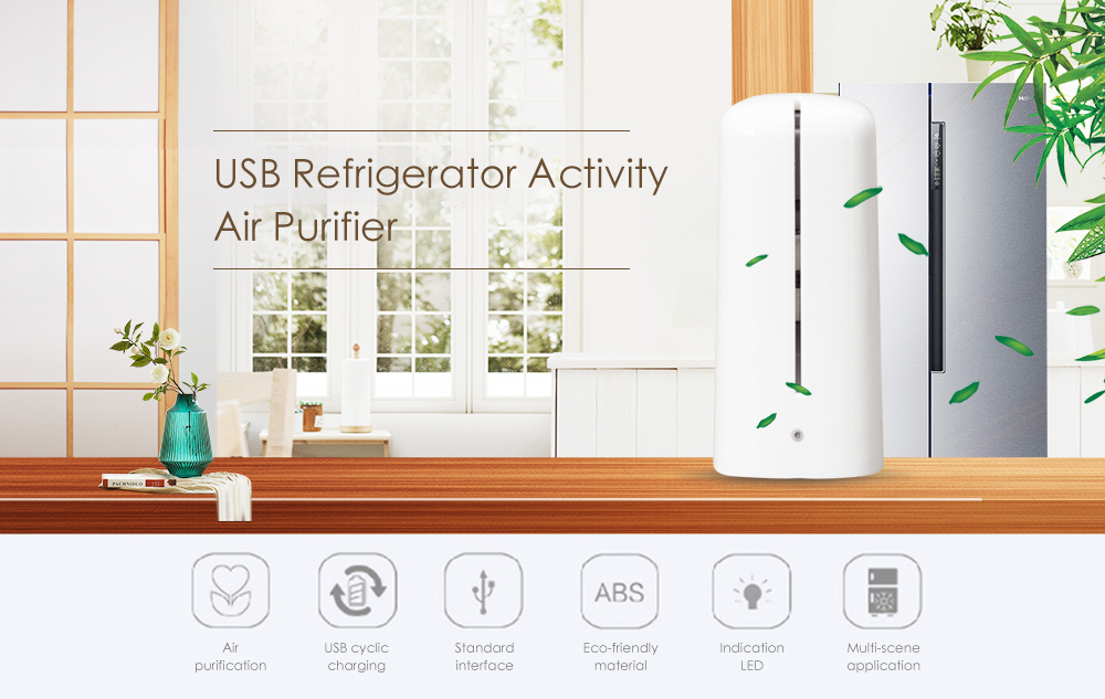 USB Refrigerator Activity Air Purifier Retain Freshness / Deodorization
