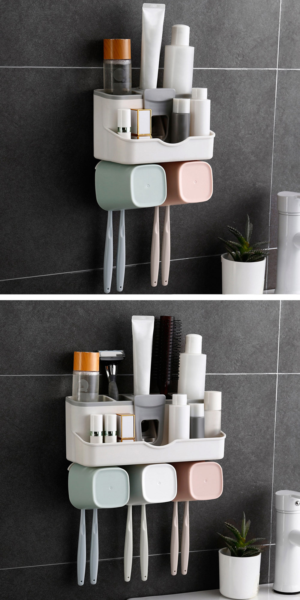 Wall-mounted Automatic Toothpaste Squeezer Set