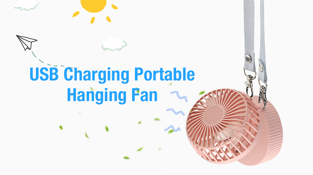 USB Portable Neck Hanging Fan