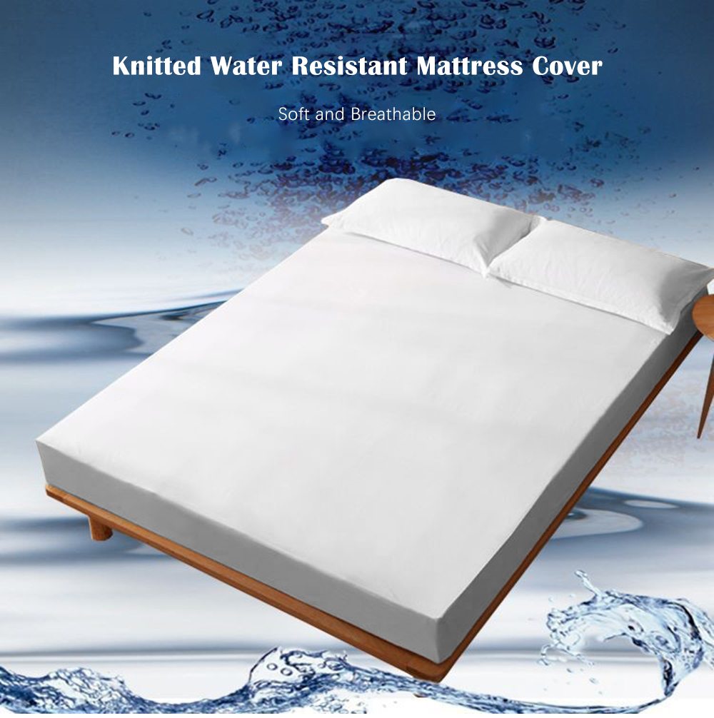 Knitted Fitted Sheet Mattress Cover Waterproof Bedspread Isolated Urine Baby