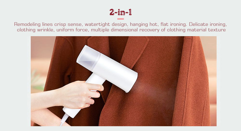 GT - 301W Secondary Heating Panel / Intelligent Steam Heating / 8 Degree Inclination Angle Handheld Electric Iron from Xiaomi youpin