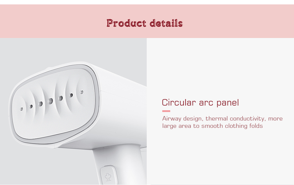 GT - 301W Secondary Heating Panel / Intelligent Steam Heating / 8 Degree Inclination Angle Handheld Electric Iron from Xiaomi youpin