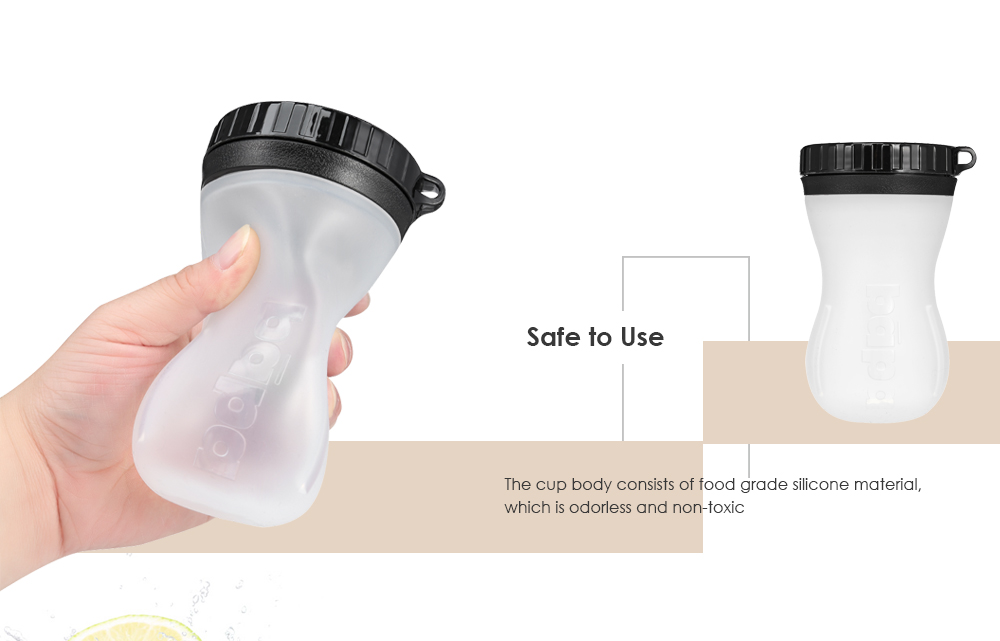Allocacoc Squeezable Water Bottle