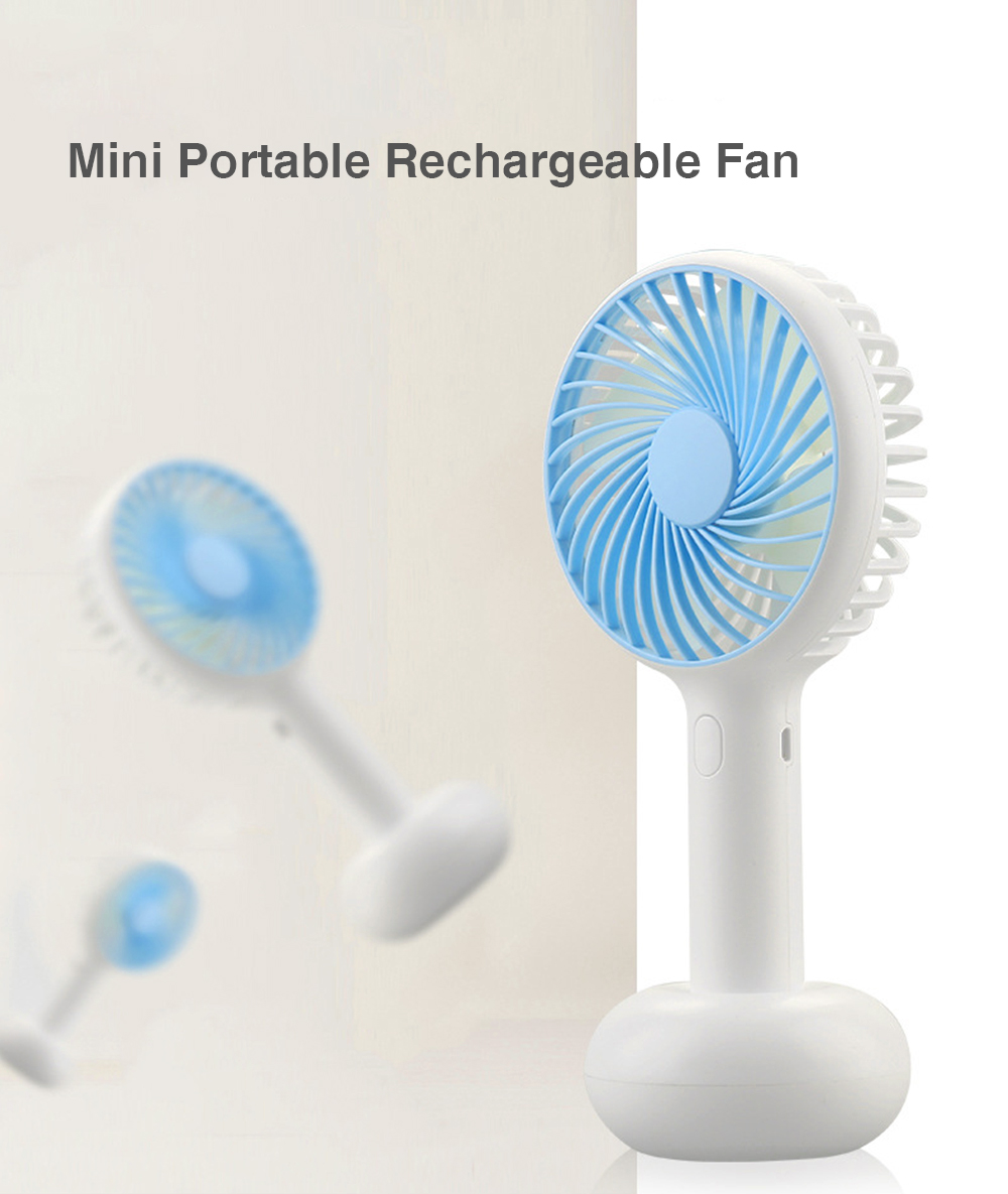 Mini Portable Rechargeable Desktop Handheld Fan