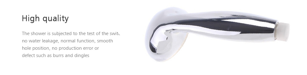 LED Temperature Control Pressurized Shower Head
