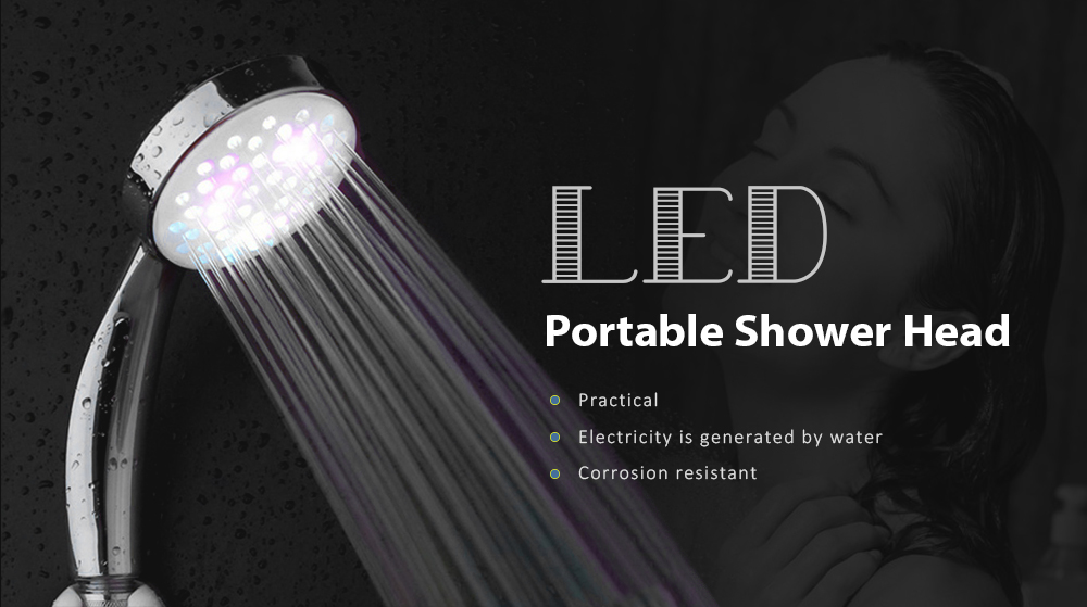 LED Light Colorful Shower Head