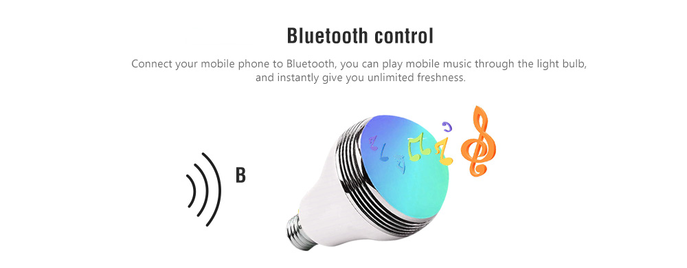E27 Smart Bluetooth Speaker Bulb