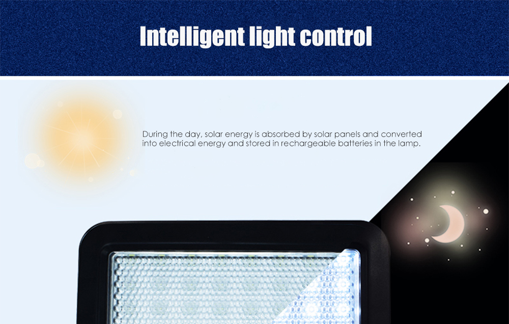 14W Split Light Control Infrared Human Body Induction Solar Wall Light