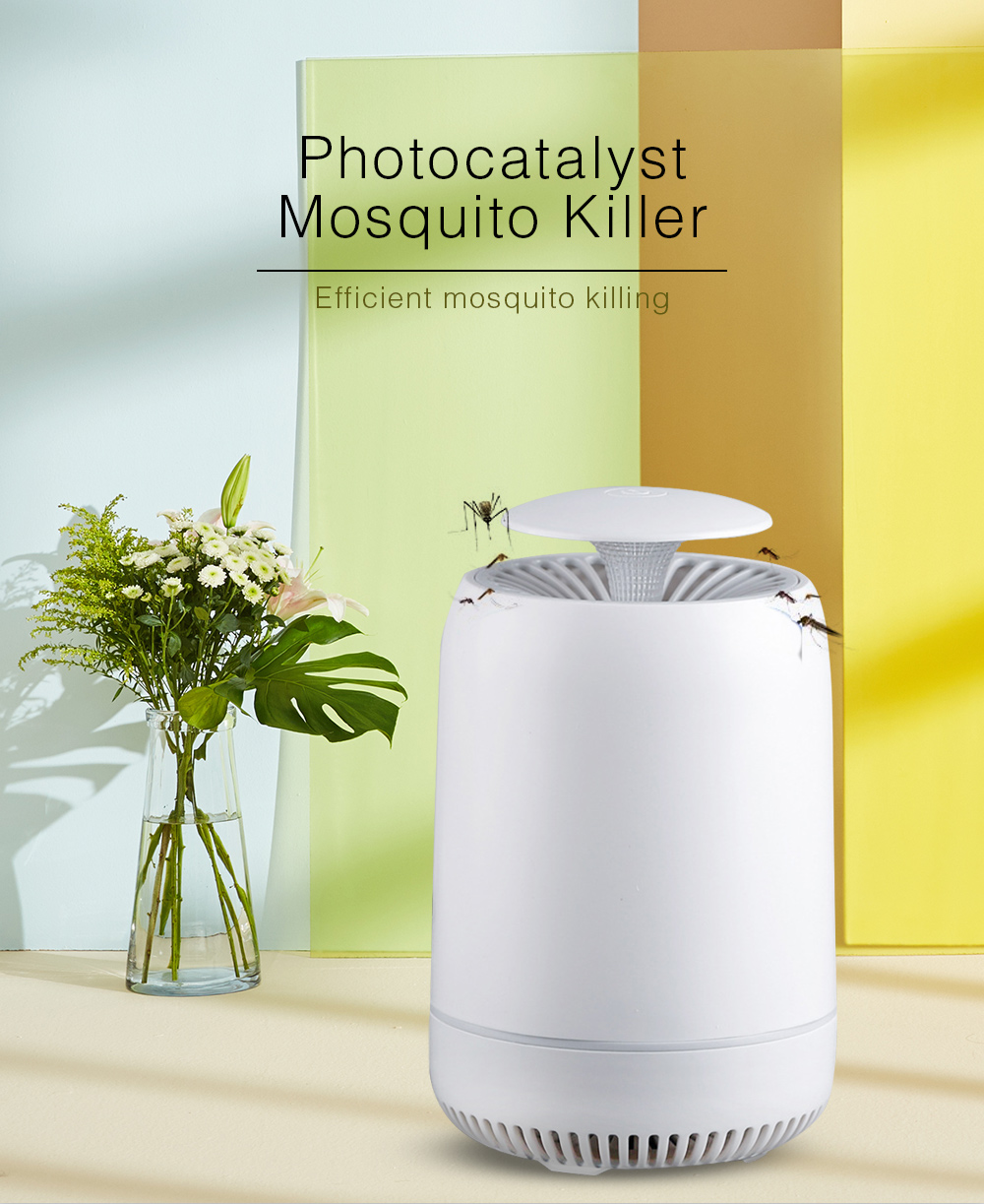 USB Powered Photocatalyst Mosquito Killer Home Safe