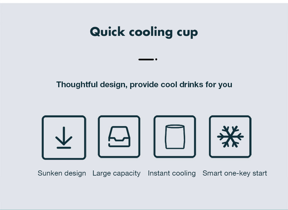 Portable Rapid Beverage Cup Cooler