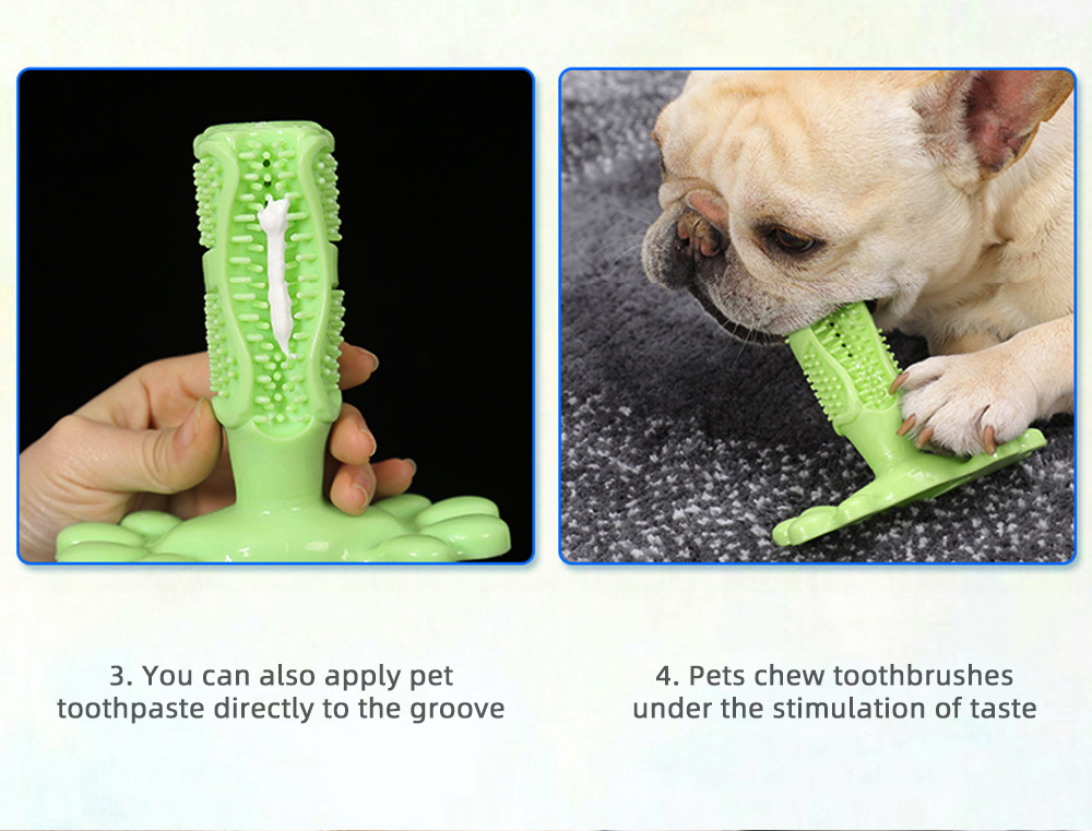 Portable Dog Toothbrush Dental Care Brushing Stick