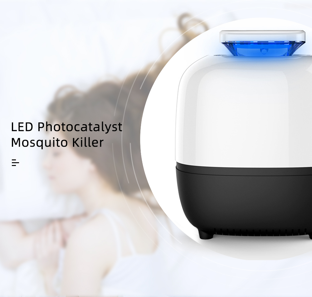 USB Powered LED Photocatalyst Mosquito Killer Home Safe